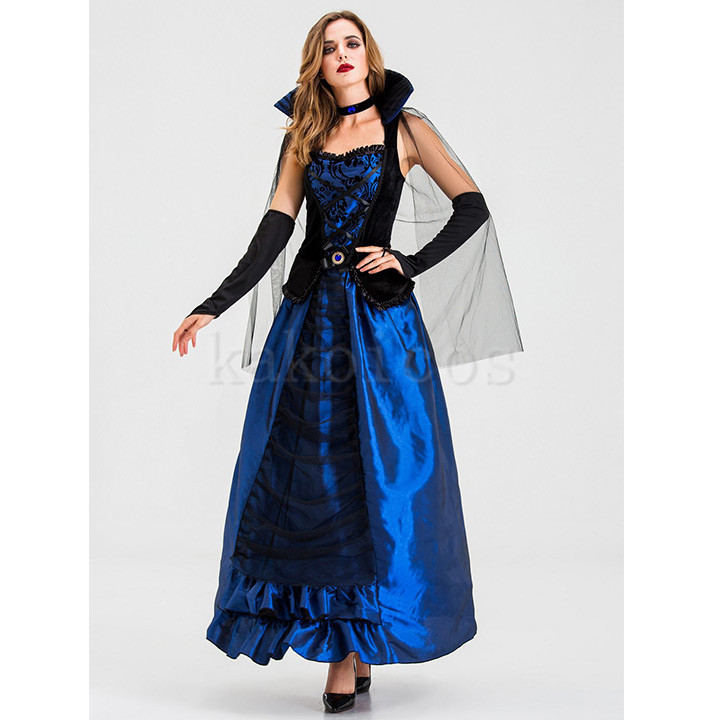 吸血鬼 ブルーの妖姫 コスプレ衣装