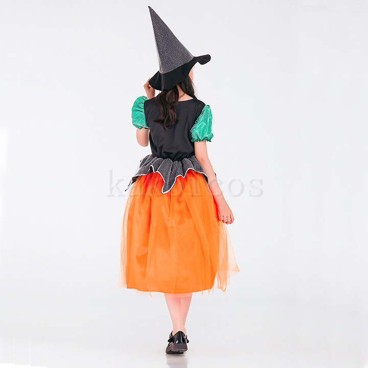 ハロウィン コスプレ 子供 女の子 衣装 魔女