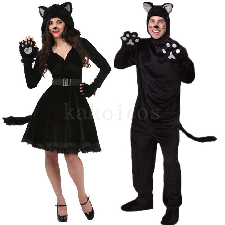 男性用 黒猫 コスプレ衣装