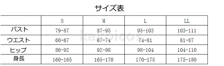 サイズ 衣装