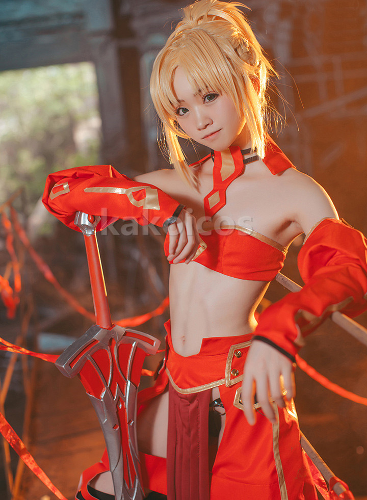 FGO fate モードレッド コスプレ セイバー 鎧 - コスプレ