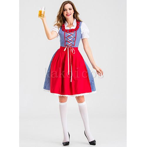 ビール服 ドイツ 民族衣装 女性用 コスプレ衣装